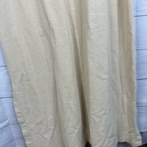 Allie Womens Small Artsy Gauzy Maxi Dress Desert Cactus Art to Wear Painting - Picture 9 of 12